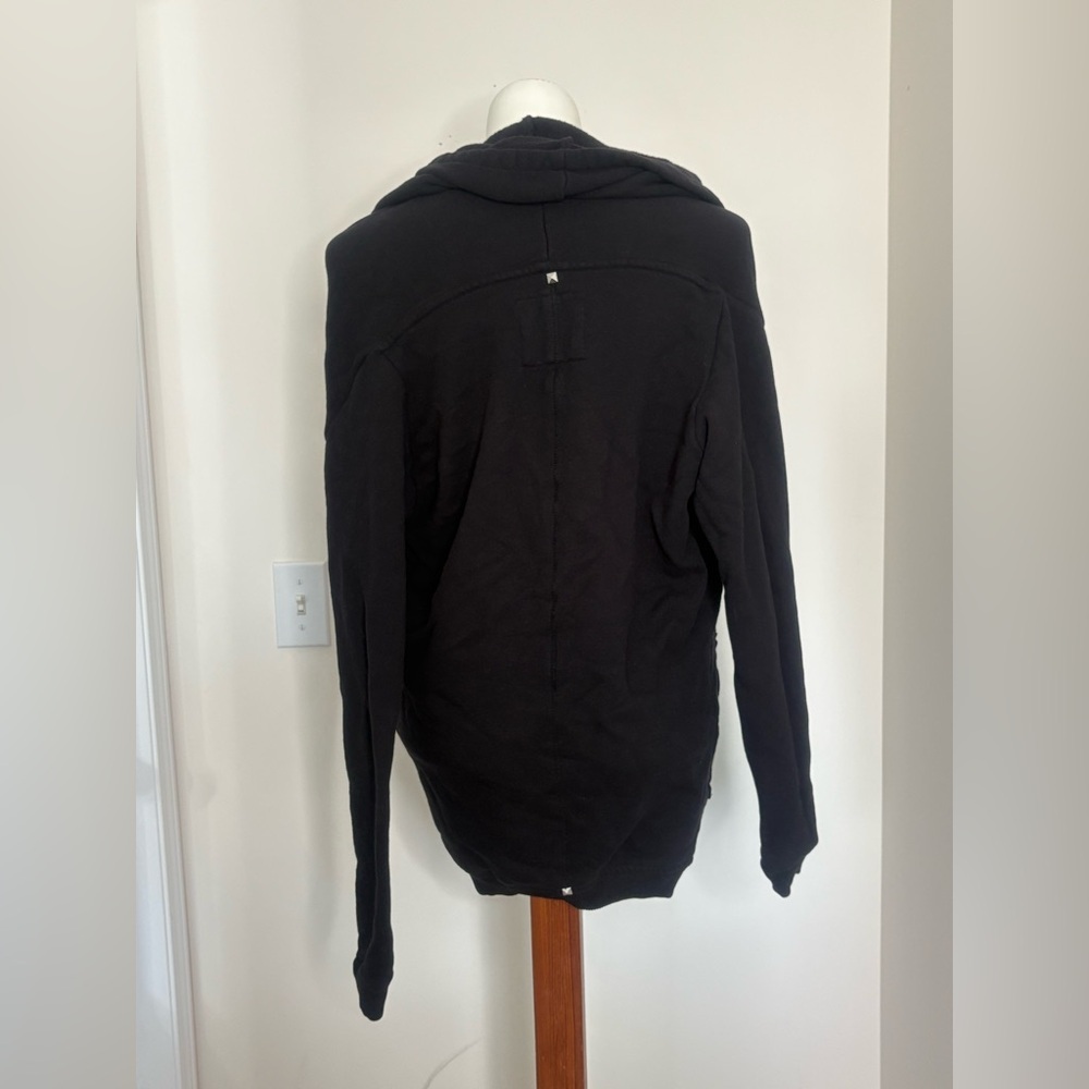 Wilfred Free Black Oversized Cozy Hoodie Jacket XS - Picture 5 of 8